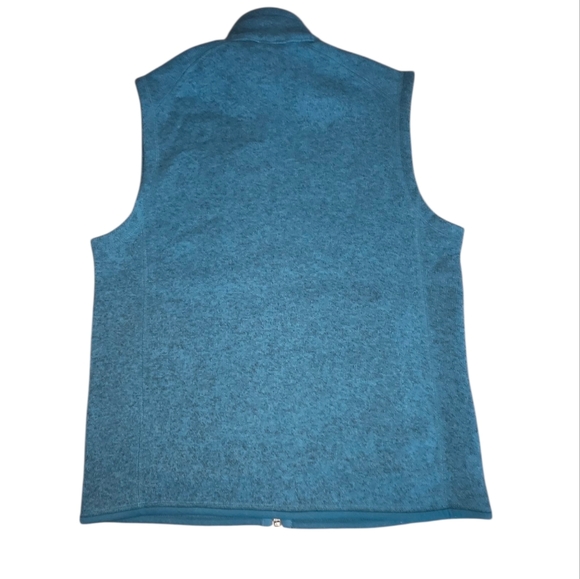 Men's Patagonia Better Sweater Zip Vest Underwater Blue Fleece Zip Sall Small - Picture 6 of 14